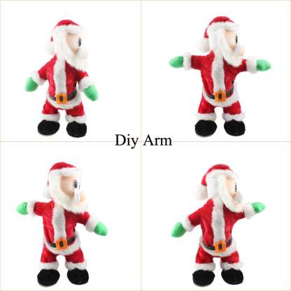 🏆 500K+ SOLD! ✨2025 USA🎁Singing Hip Shaking Santa Toys