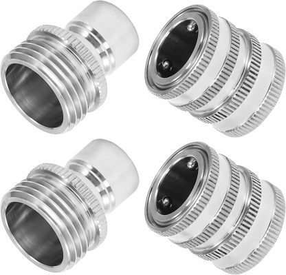✨Last Day50% OFF - 💧Stainless Steel Garden Hose Quick Connect Fittings Set