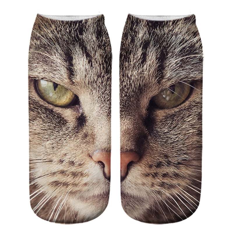 🐾Realistic Cat Face Socks🐱