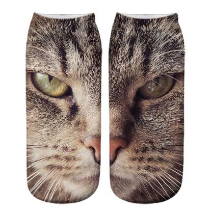 🐾Realistic Cat Face Socks🐱