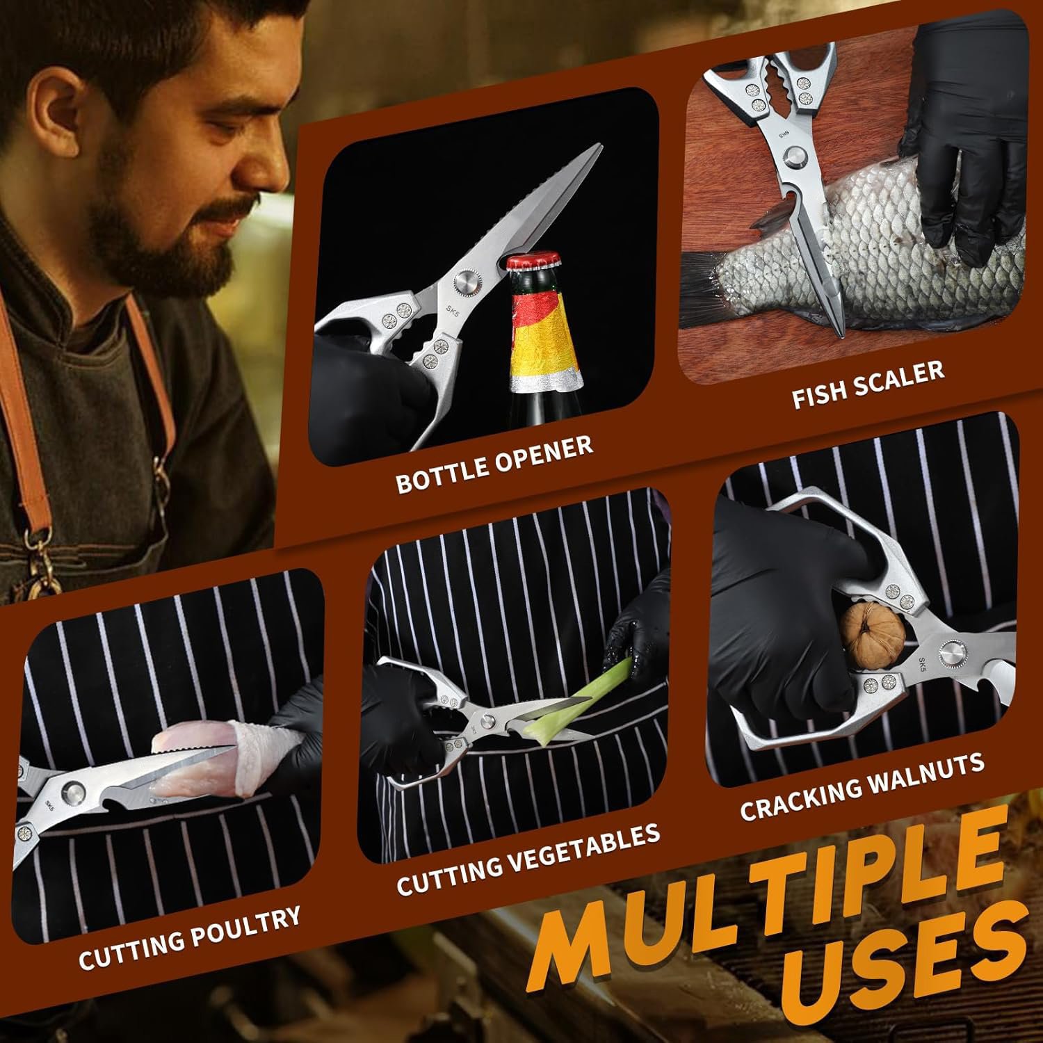 🔥2025 Kitchen Hot Sale 🔥Kitchen Scissors All Purpose