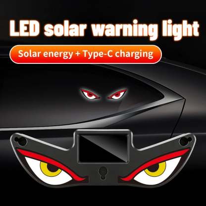 🔥Last Day 49% OFF - 🚗Solar Demon Eye LED Car Window Light