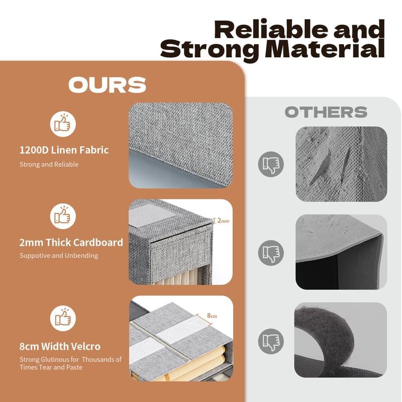 Multi-Use Storage Bags 4Pack Dustproof Organizer For Bedding Quilts Blankets