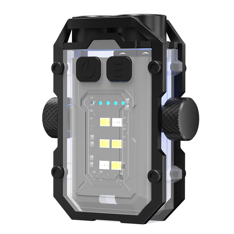 DualBeam Pro · Multi-Functional Magnetic EDC Keychain Light