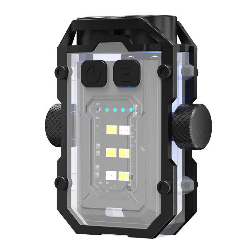 DualBeam Pro · Multi-Functional Magnetic EDC Keychain Light