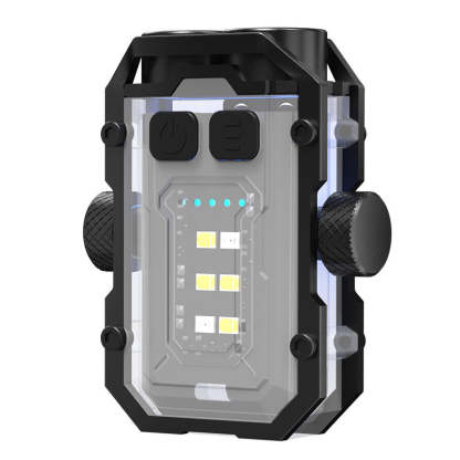 DualBeam Pro · Multi-Functional Magnetic EDC Keychain Light