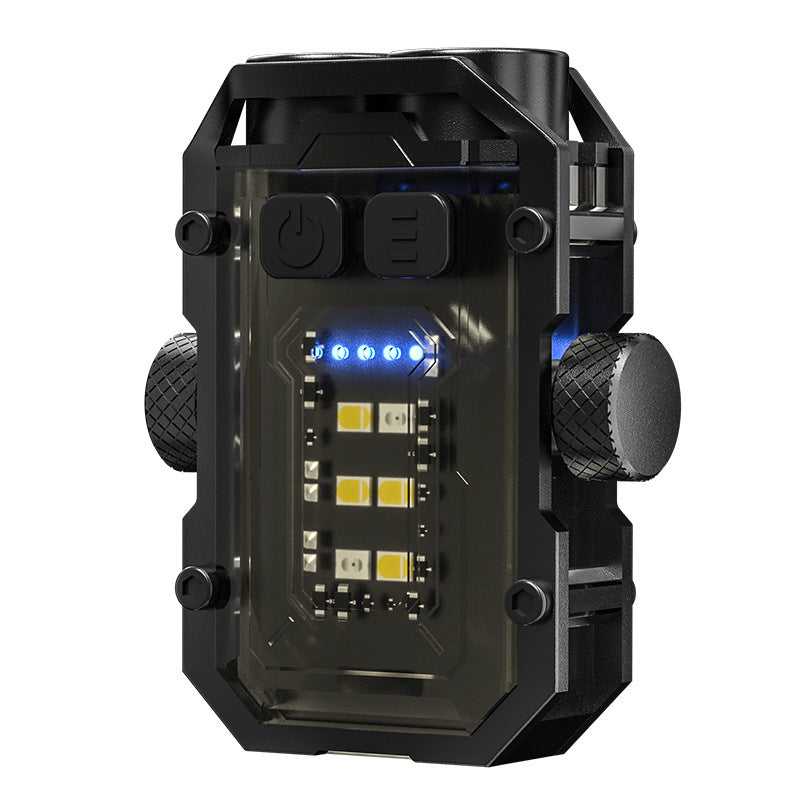 DualBeam Pro · Multi-Functional Magnetic EDC Keychain Light