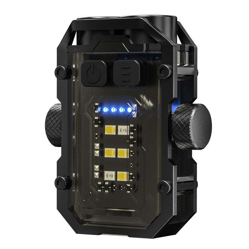 DualBeam Pro · Multi-Functional Magnetic EDC Keychain Light