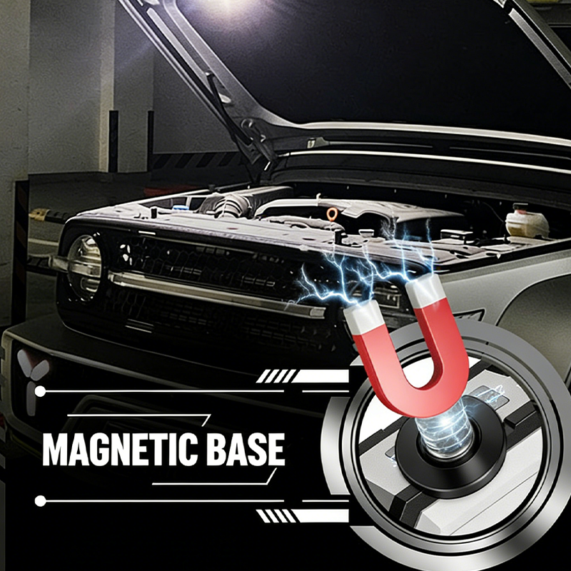 DualBeam Pro · Multi-Functional Magnetic EDC Keychain Light