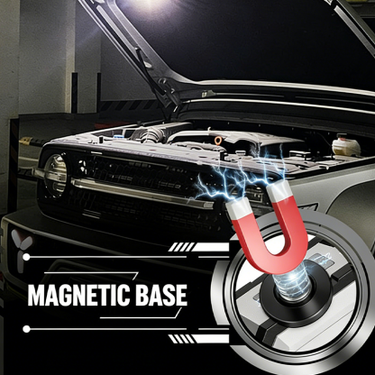 DualBeam Pro · Multi-Functional Magnetic EDC Keychain Light