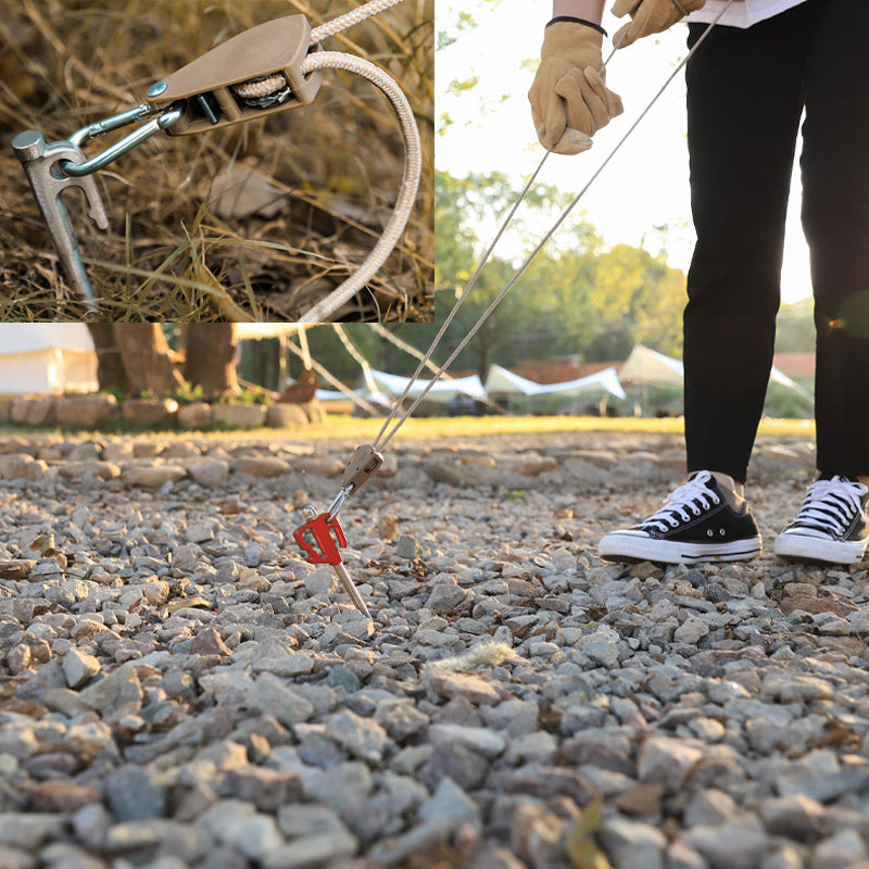 🏆Flash Sale⚡ 50K+ SOLD!🌳Portable Adjustable Fix Camping Rope