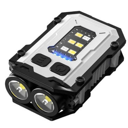 DualBeam Pro · Multi-Functional Magnetic EDC Keychain Light