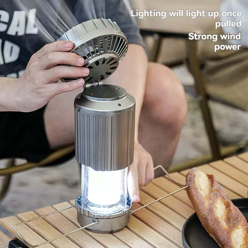 🏆Flash Sale⚡ 50K+ SOLD! Almost Gone-💥🔥5-In-1 Portable LED Camping Lantern With Fan