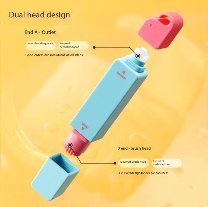 Elephant Kiss Stain Remover, Dual Head Sticks for Instant Treatment, Removes Tough Stains and is Safe for Fabrics, Fabric Cleaner in Travel Format