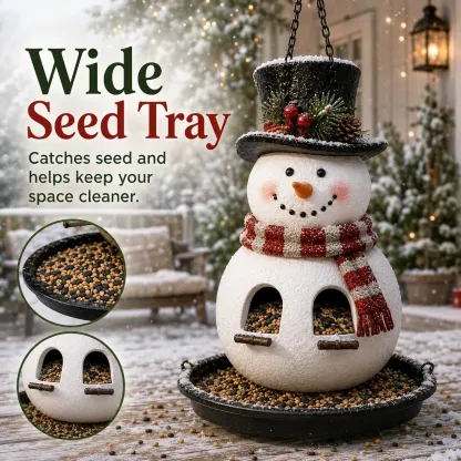 ⏰LAST DAY 60% OFF 🎄 Christmas Bird Feeder Collection – Festive Hanging Garden Feeders for Wild Birds