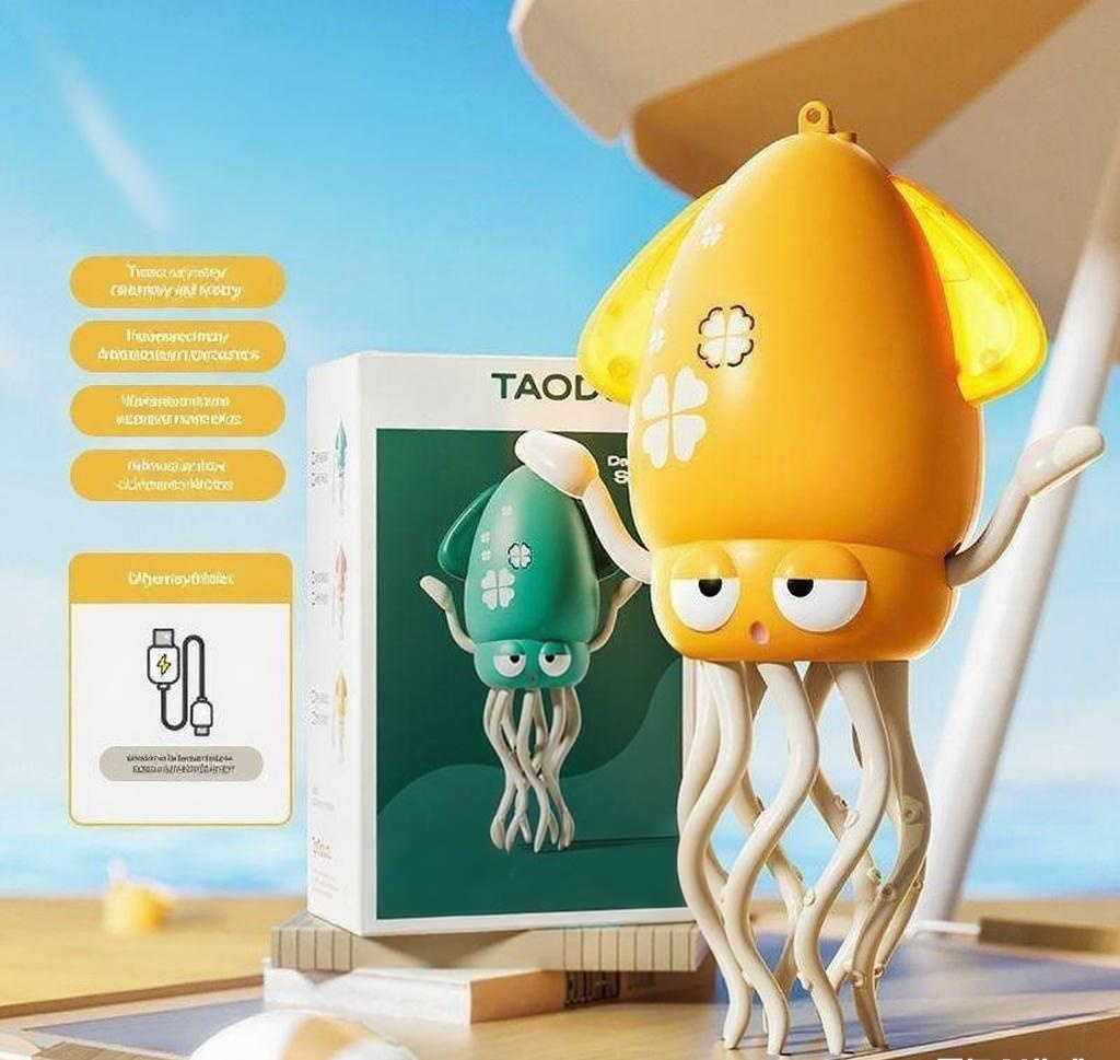 🏆New Product Promotion!!🎁-Pet Electric Dancing Octopus Toy