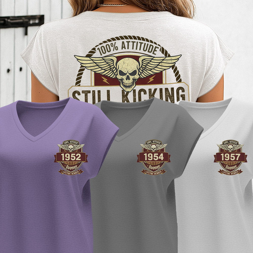 Old Guys Club Lifetime Member Still Kicking Women's V-neck long sleeve, V-neck, Sweatshirt, Hoodie