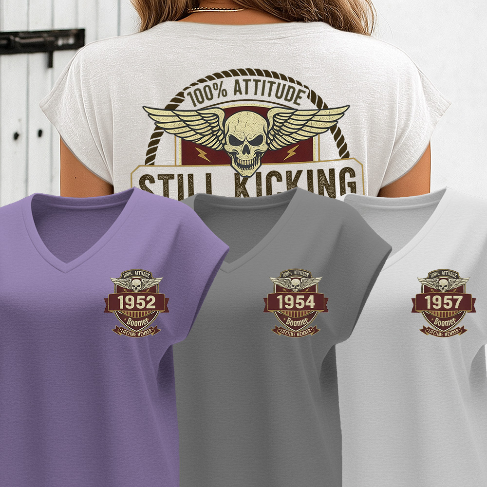 Old Guys Club Lifetime Member Still Kicking Women's V-neck long sleeve, V-neck, Sweatshirt, Hoodie