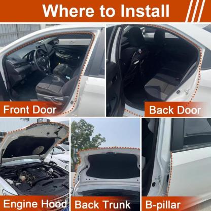 Car Door Seal Strip Universal Self Adhesive