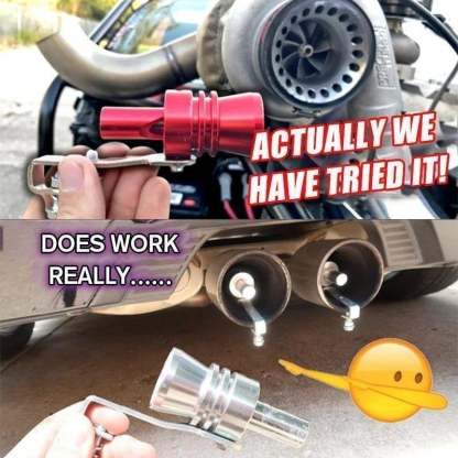🏆Flash Sale⚡ 50K+ SOLD! Almost Gone-💕Exhaust Pipe Oversized Roar Maker（Cars and Motorcycles)