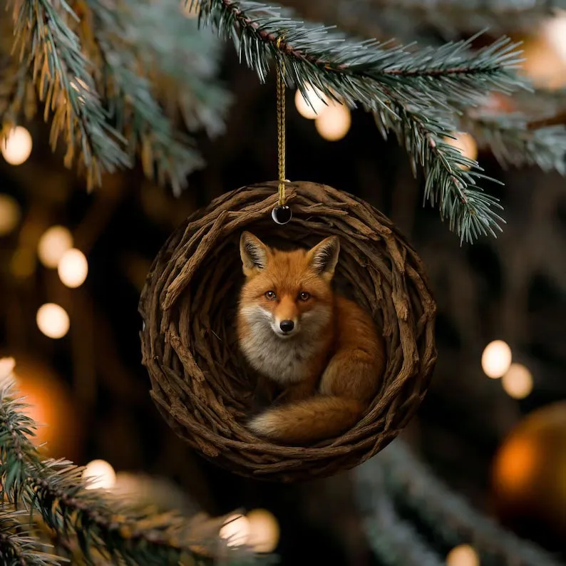 ⏰Promotion 49% OFF🦝Forest animal Christmas ornaments