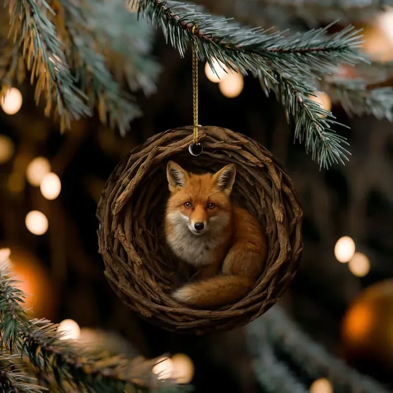⏰Promotion 49% OFF🦝Forest animal Christmas ornaments