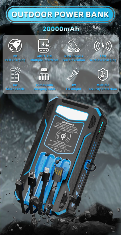 Solar Foldable Power Bank- Free Shipping