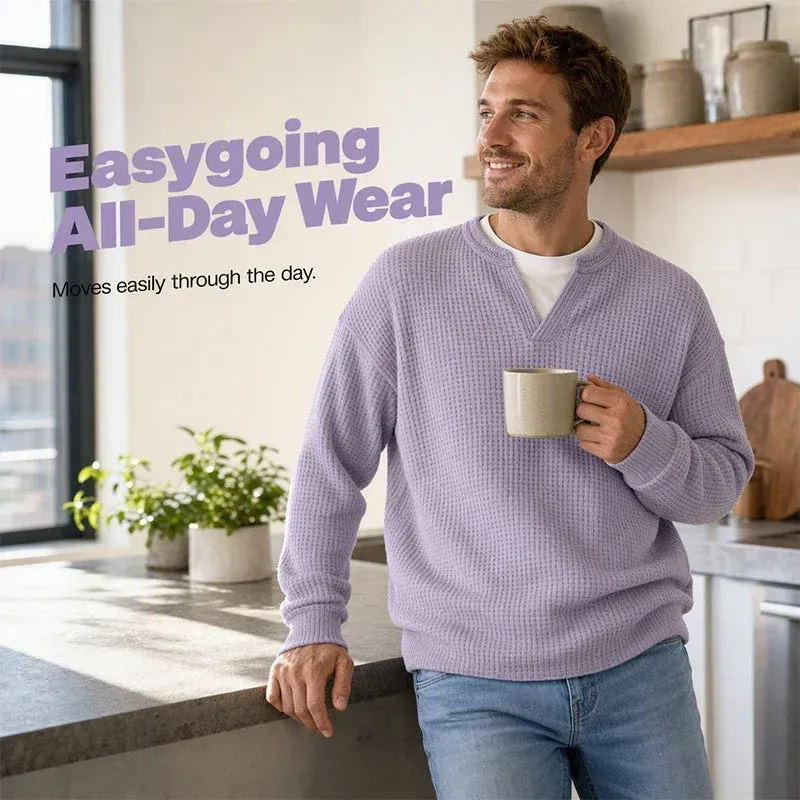 ⌛Limited-Time Offer🛍️50% OFF !!📢Layered Comfort Waffle Tee