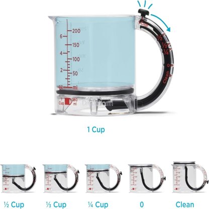 🏆 500K+ SOLD! ✨2025 USA🥃4-in-1 Adjustable Measuring Cup