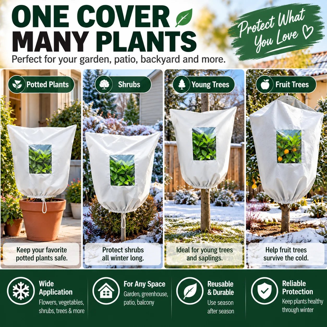 Cover for many types of plants