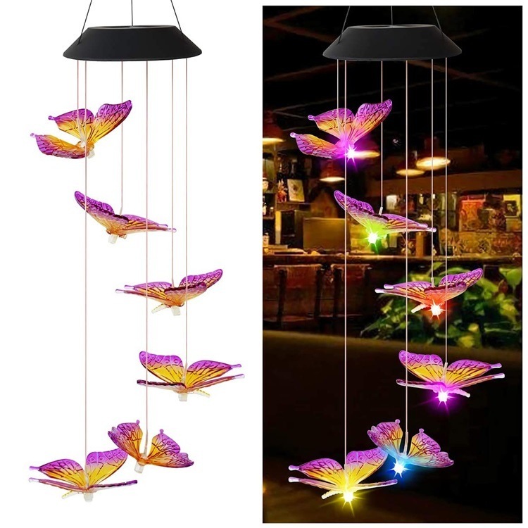 Colorful LED Solar-Powered Light Bulb Wind Chimes (🔥2025 BEST GIFT TO FAMILY🔥)