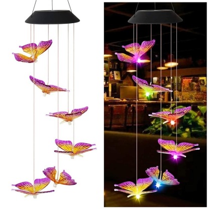 Colorful LED Solar-Powered Light Bulb Wind Chimes (🔥2025 BEST GIFT TO FAMILY🔥)