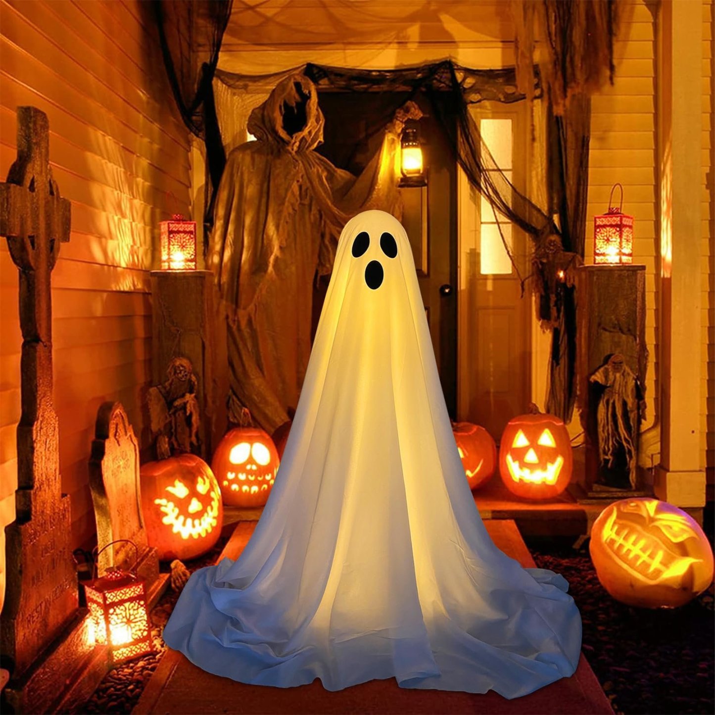 🔥2025 HALLOWEEN SALE - 83 Huge Spooky Ghost Decor