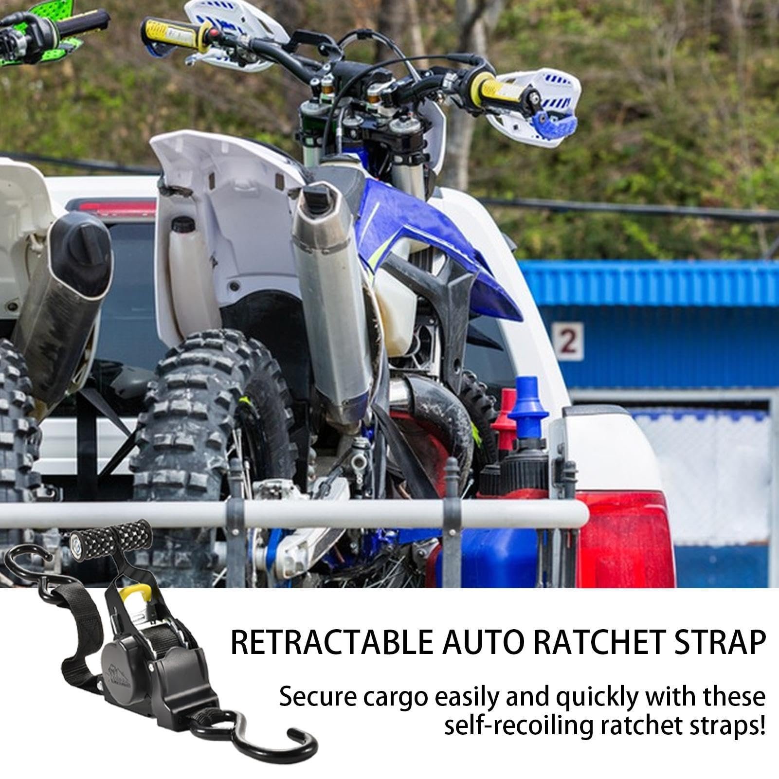 🔥Christmas Sale 49% OFF – Pro Reinforced Heavy-Duty Auto-Retractable Ratchet Straps (Buy 4 Get 1 Free Extra FREE SHIPPING)