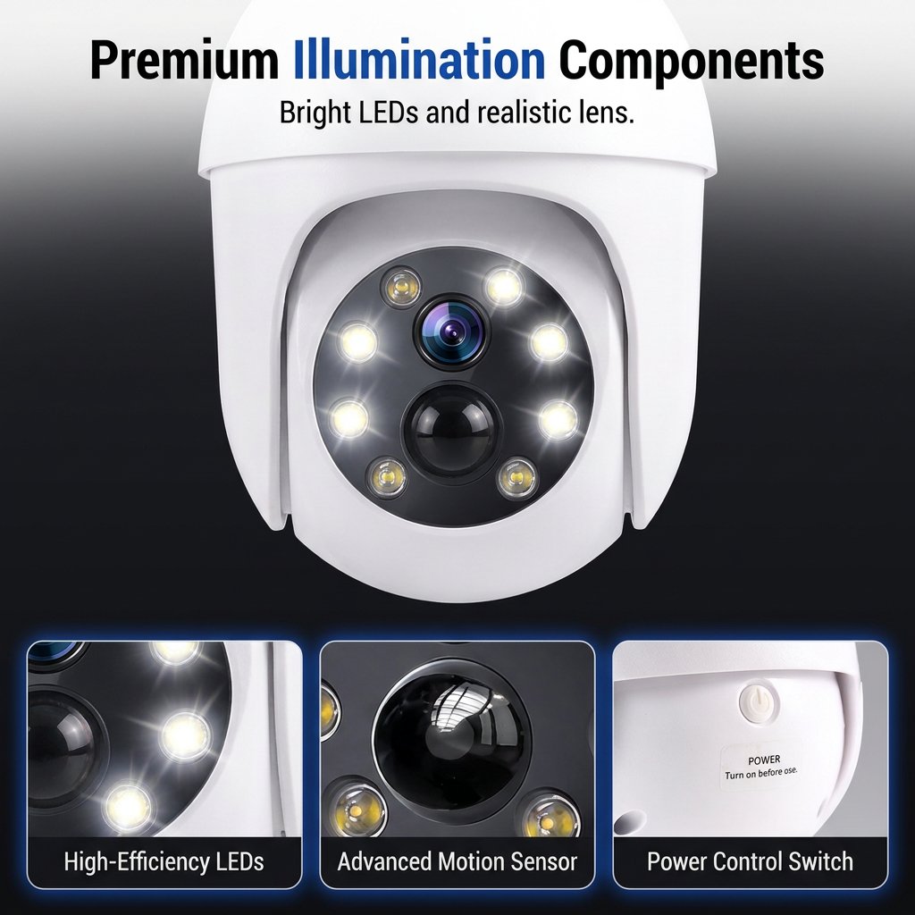 ⏰Sale 50% OFF - Solar-Powered Simulated Surveillance Camera Street Light