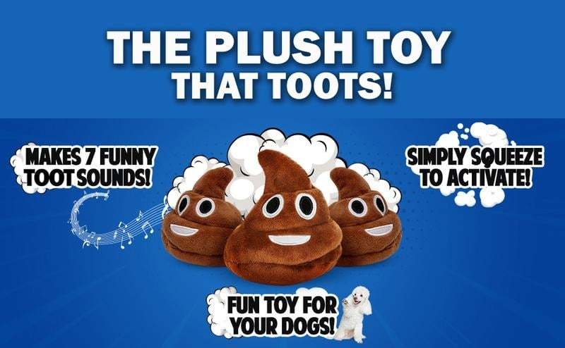 🎁Lowest price ever💥Funny Talking Poop Plush Toy – Makes Fart Sounds!