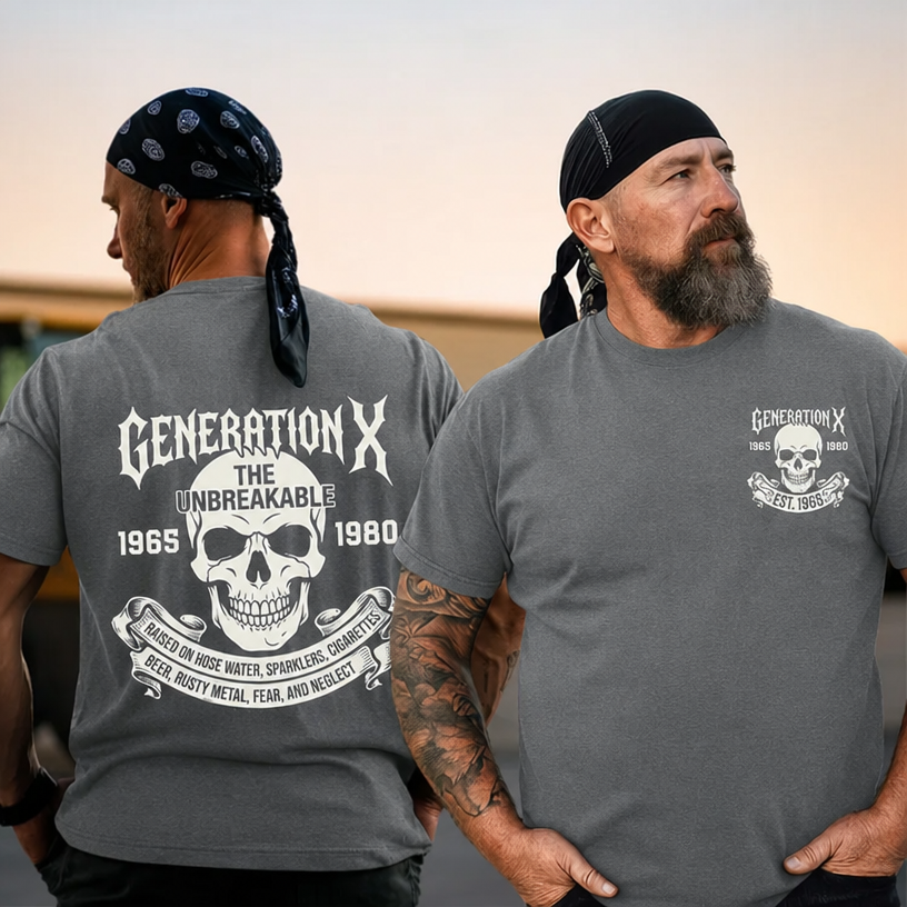 Generation X The Unbreakable T-shirt Washed T-shirt Sweatshirt