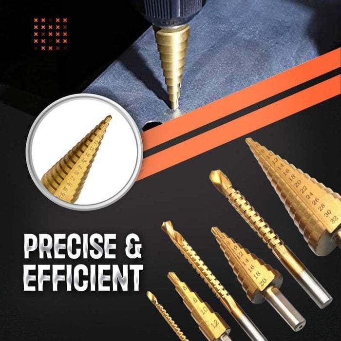 ⏰Promotion 49% OFF💥6 PCS HSS Titanium Coated Drill Bit Set
