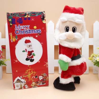 🏆 500K+ SOLD! ✨2025 USA🎁Singing Hip Shaking Santa Toys