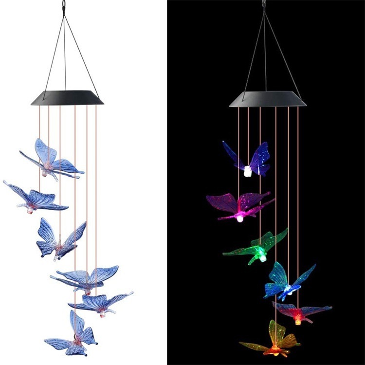 Colorful LED Solar-Powered Light Bulb Wind Chimes (🔥2025 BEST GIFT TO FAMILY🔥)