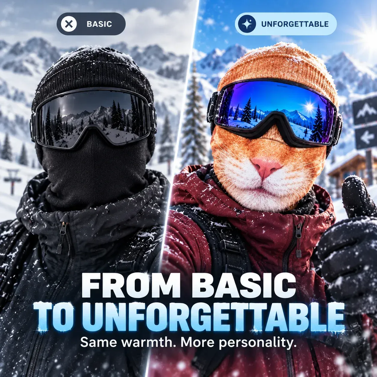 ⏳ 50% OFF – 🦊 Funny Animal Face Ski Mask |The Funniest Winter Balaclava Everyone Will Ask About