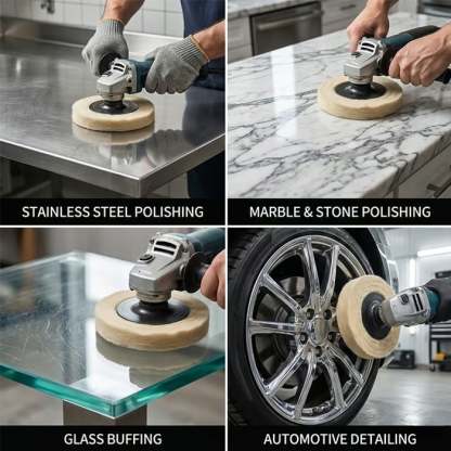 🏆Flash Sale 60% OFF - 3-PCS Premium Wool Polishing Disc for Angle Grinders