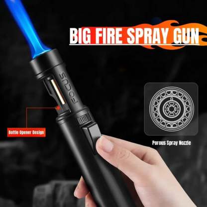 Portable Torch Lighter-🔥 1300°C of Pure Power – Windproof, Refillable & Ready for Anything! 💨🍳🏕️