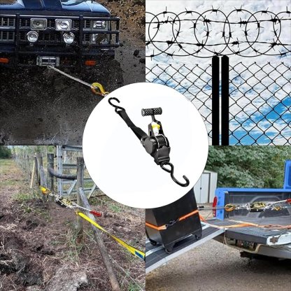 🔥Christmas Sale 49% OFF – Pro Reinforced Heavy-Duty Auto-Retractable Ratchet Straps (Buy 4 Get 1 Free Extra FREE SHIPPING)