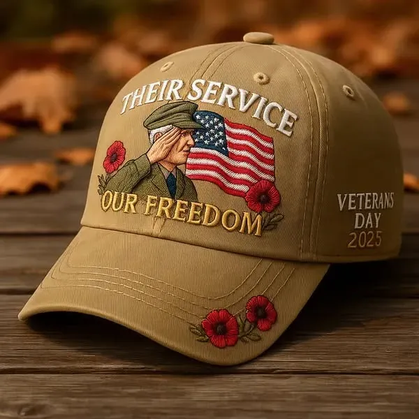 ⏰Promotion 49% OFF🎖️ Veterans Day Salute Cap