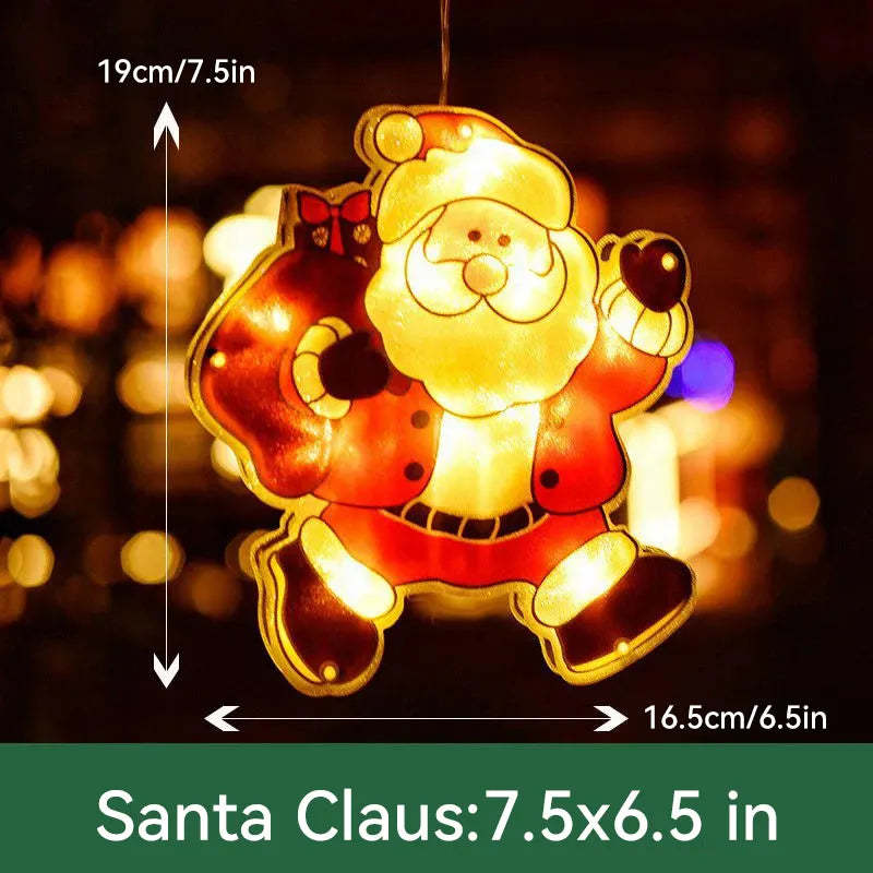 Festival Must-Have🎄Christmas Window Hanging Lights🎁🎁BUY 2 GET 1 FREE