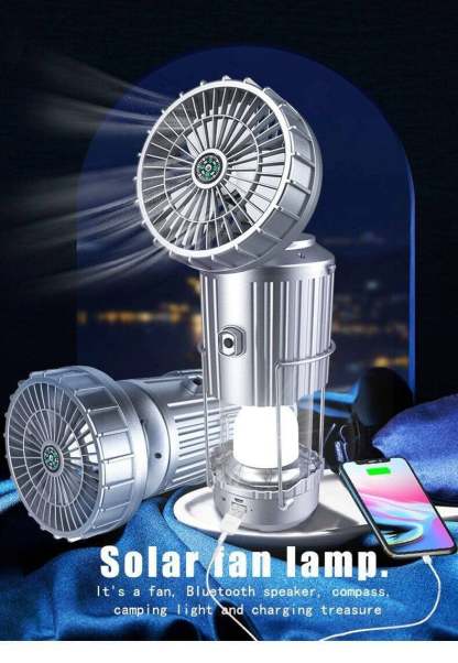 🏆Flash Sale⚡ 50K+ SOLD! Almost Gone-💥🔥5-In-1 Portable LED Camping Lantern With Fan