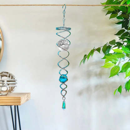 🔥 Last Day Sale Price |✨ Handmade Sacred Journey Spiral Crystal (14 inches Length)