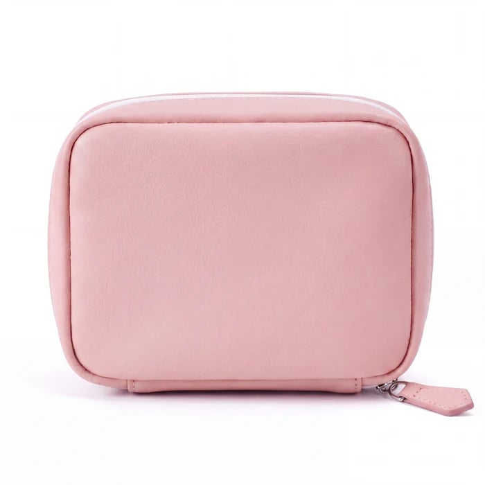 Soft Pink pill organizer pouch