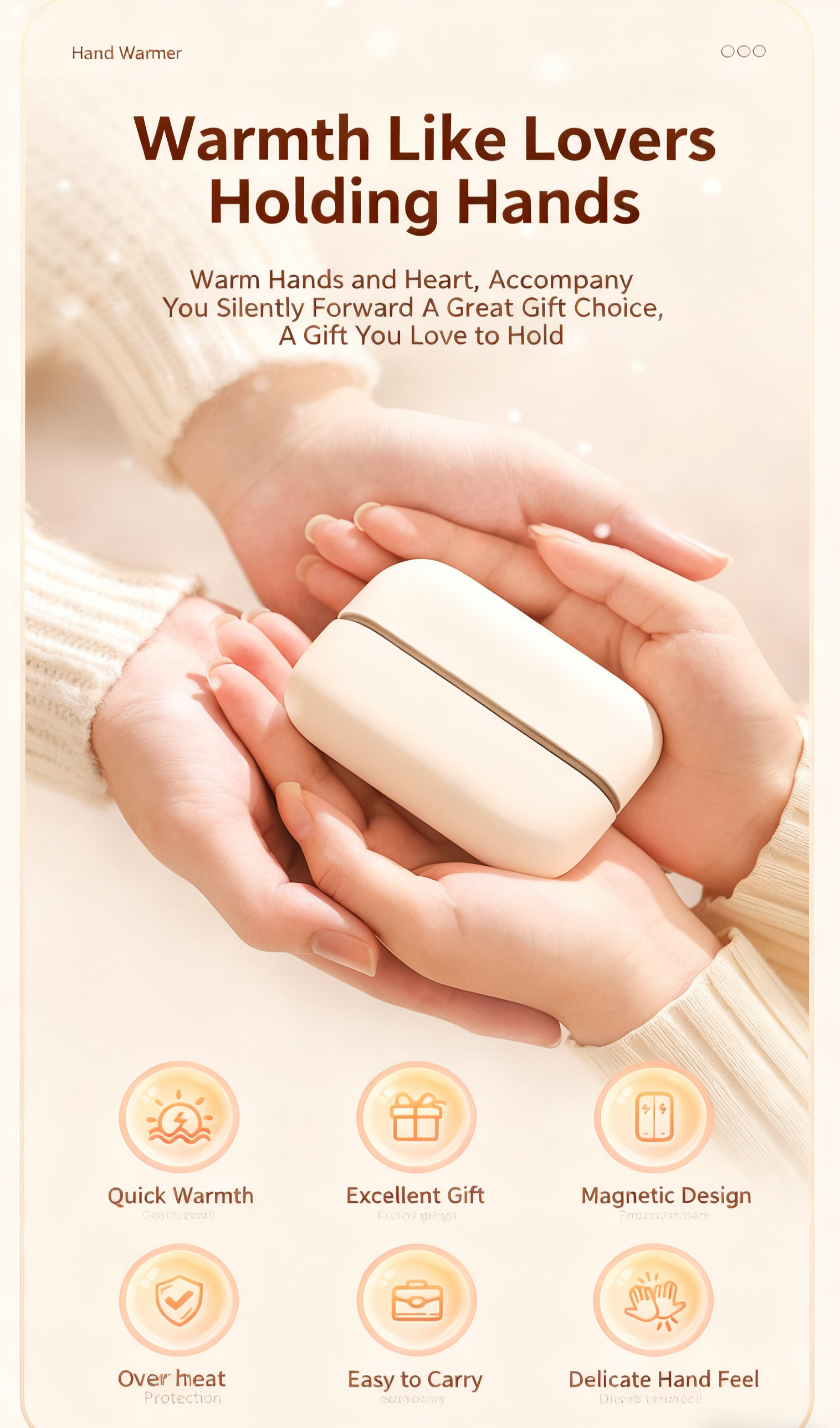 🎊🎅Limited Christmas sale - 50% OFF🎊🎅New 2 in 1 Magnetic Rechargeable Hand Warmers